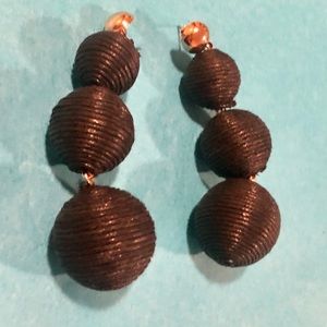 Black earrings - never worn